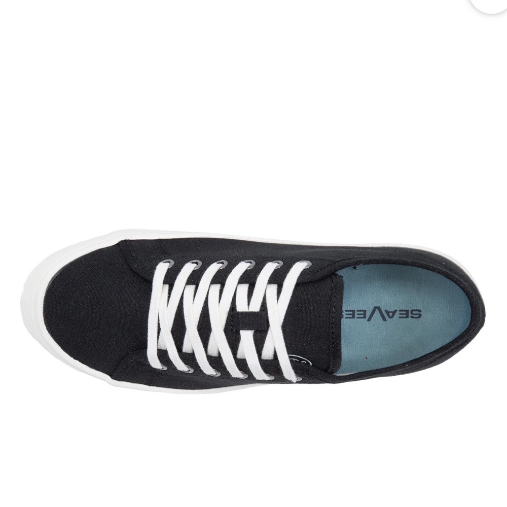 SEAVEES -Monterey Sneaker Platform in Black size 6 - Picture 2 of 12